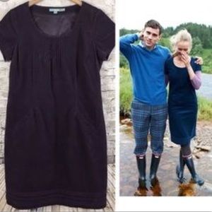 Boden navy corduroy shift dress 12L